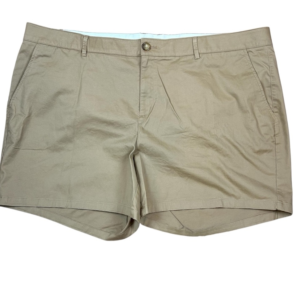 Ava & Viv Khaki Chino Stretch Shorts Like New - Size 26W